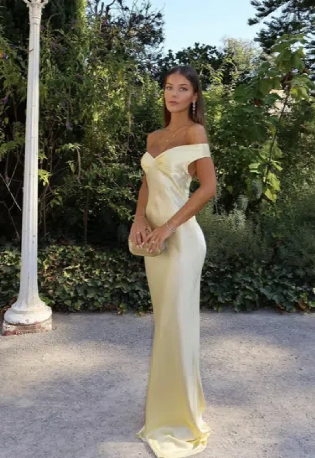 Natalie Rolt Bridget Gown Lemon Size 3 for rent on The Volte - main image