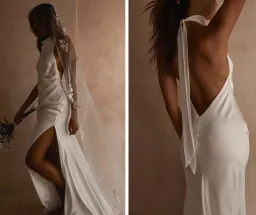 GRACE LOVES LACE Goldie Halter-neck Wedding Dress / Bridal Gown Size S for rent on The Volte - image 12