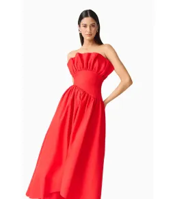 Elliatt Laurel Sleeveless Maxi Dress in Red Size AU 8  for rent on The Volte - image 2