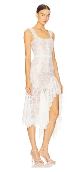 Bronx & Banco Tiffany Blanc Dress in White - Size 10 - BRAND NEW with TAGS  for rent on The Volte - image 4