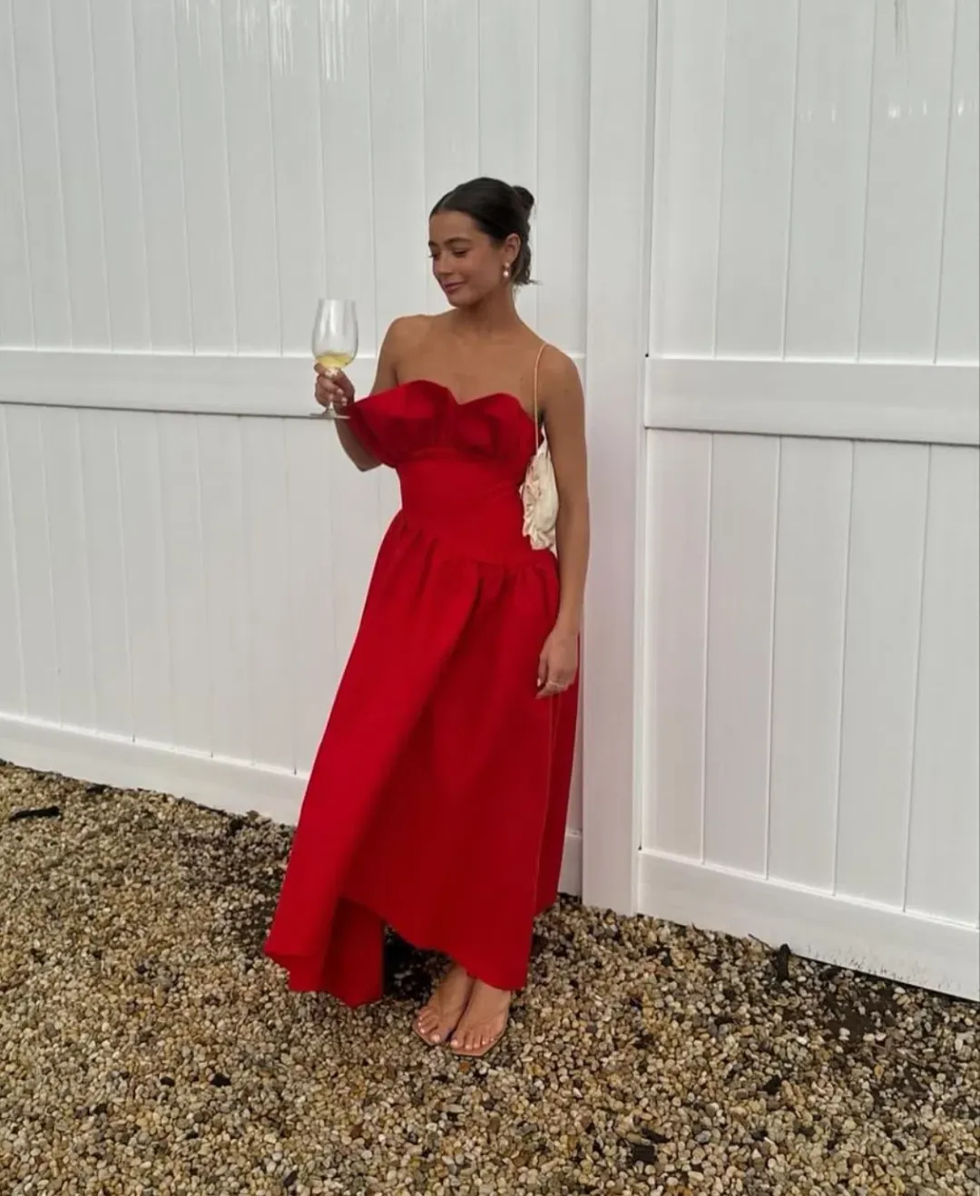 Elliatt Laurel Sleeveless Maxi Dress size 16 Red for rent on The Volte - main image