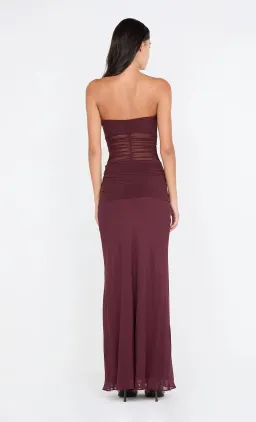 Bec & Bridge Noemi Strapless Dress in Plum Size 8 for rent on The Volte - image 4