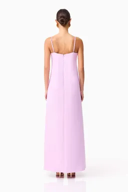 Elliatt Buttercup Embroidered Maxi Dress size 14 Purple for rent on The Volte - image 4