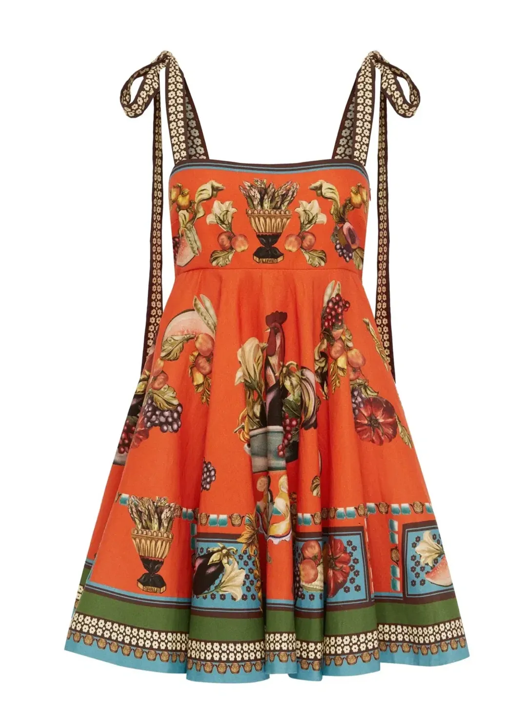 Alemais Rocco mini orange/multi size 12 for rent on The Volte - main image