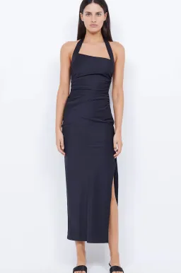 Bec & Bridge Ula Asym Maxi Dress Black Size 8 for rent on The Volte - image 1