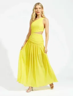 Alice McCall Lolita Maxi Dress Mango Yellow Size 6 for rent on The Volte - image 2