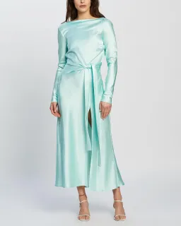 bec+ bridge agatha long sleeve midi dress for rent on The Volte - image 2