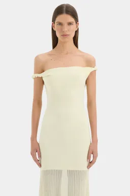 Sir Elia Off Shoulder Twist Dress- 0P for rent on The Volte - image 4