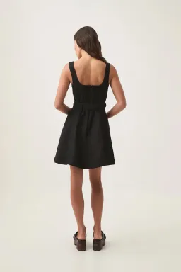 Aje Clay Belted Mini Dress / Black / Size 14 for rent on The Volte - image 4