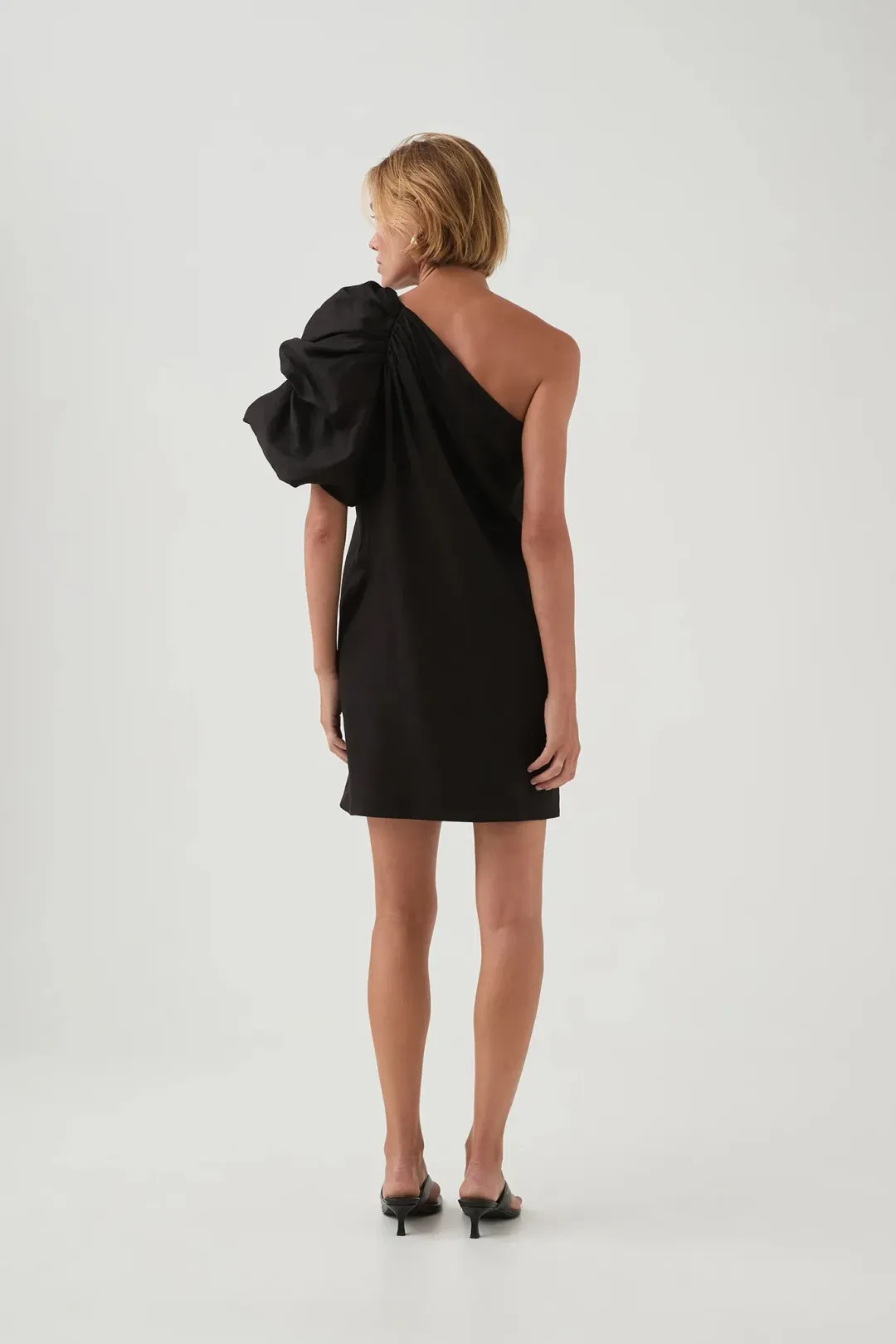 Aje Cira Mini Dress / Black / Size 16 for rent on The Volte - main image
