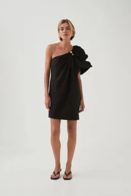 Aje Cira Mini Dress / Black / Size 16 for rent on The Volte - image 1