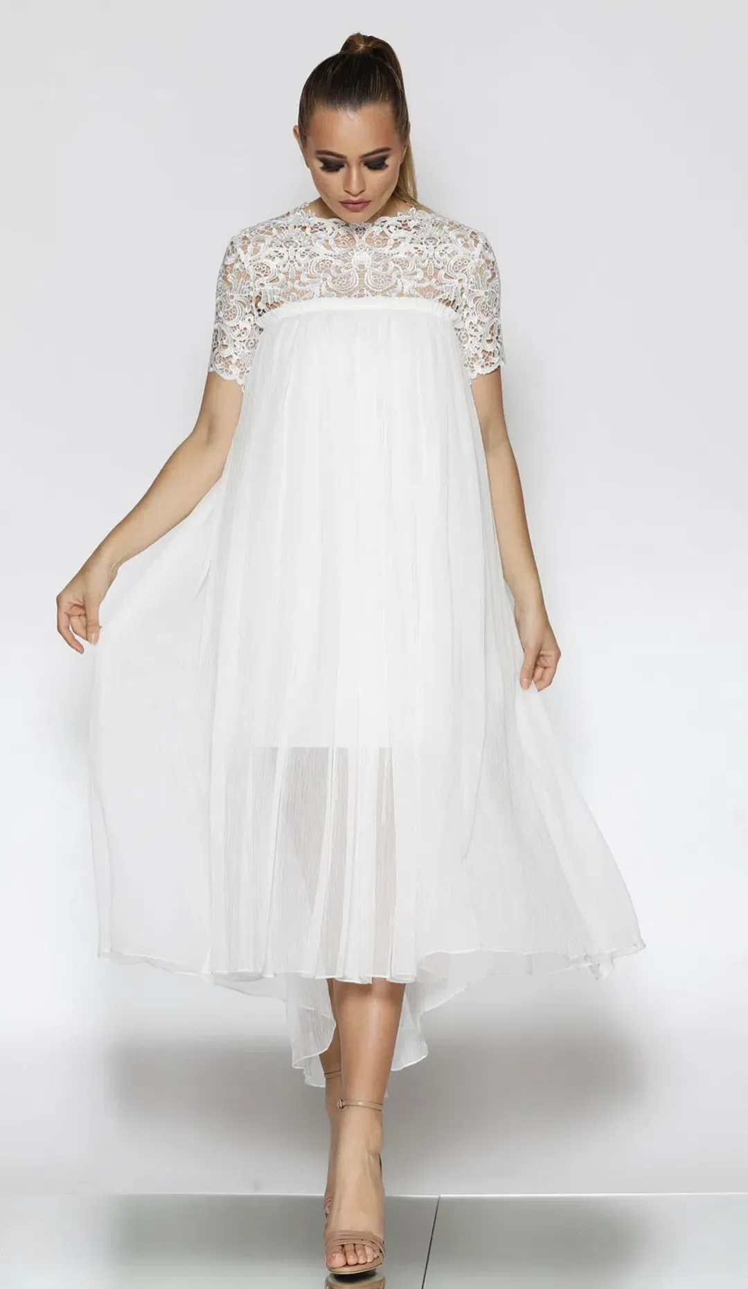 Jadore Michelle Dress White Size 10 for rent on The Volte - main image