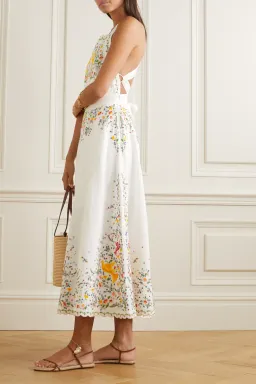 Zimmermann Carnaby Embroidered Dress White Size 2 / AU 12  for rent on The Volte - image 3