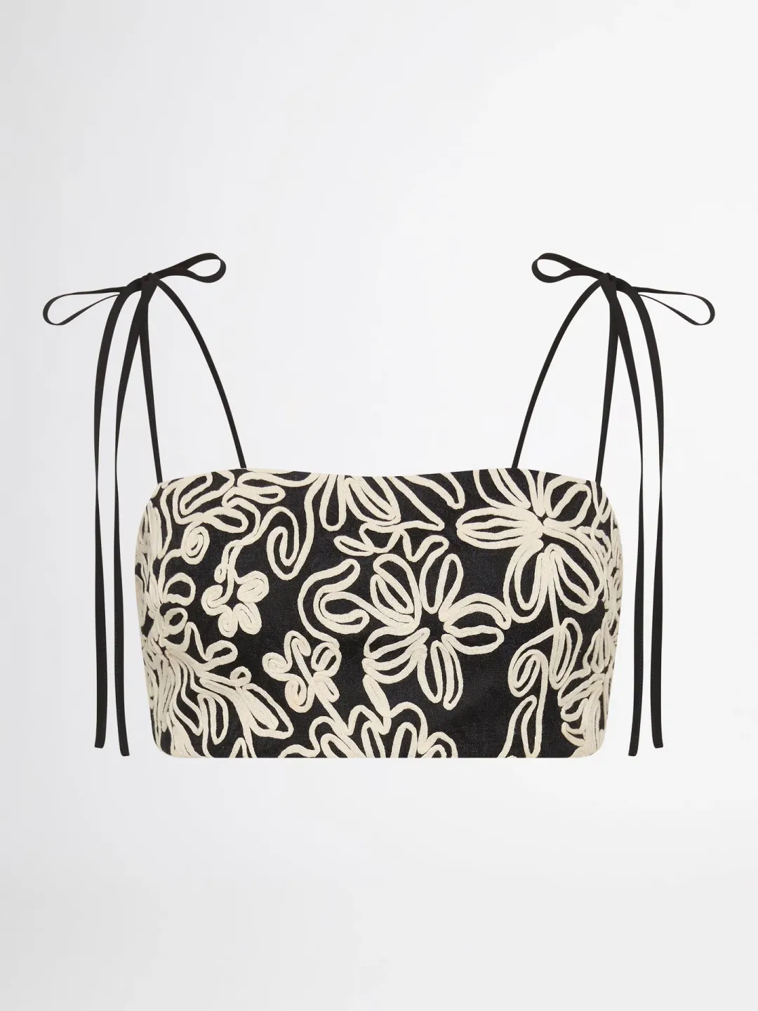 SHEIKE LUISA CROP TOP & LUISA MAXI SKIRT (SET) BLACK SIZE 18 for rent on The Volte - main image