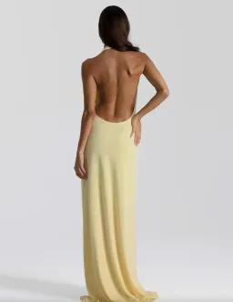 Natalie Rolt Winona Gown Lemon Size 1 / AU 8 for rent on The Volte - image 5
