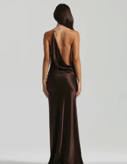 Natalie Rolt Gabi Gown Brown Size 1 / AU 8 for rent on The Volte - image 5