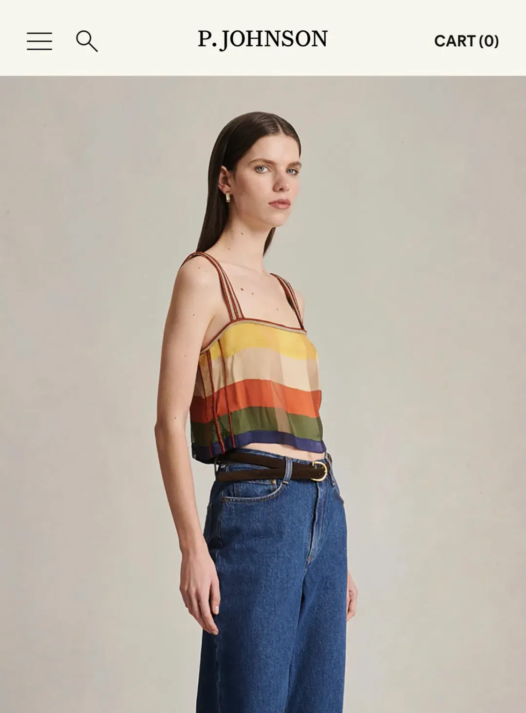 P JOHNSON Bebe top 0  for rent on The Volte - main image