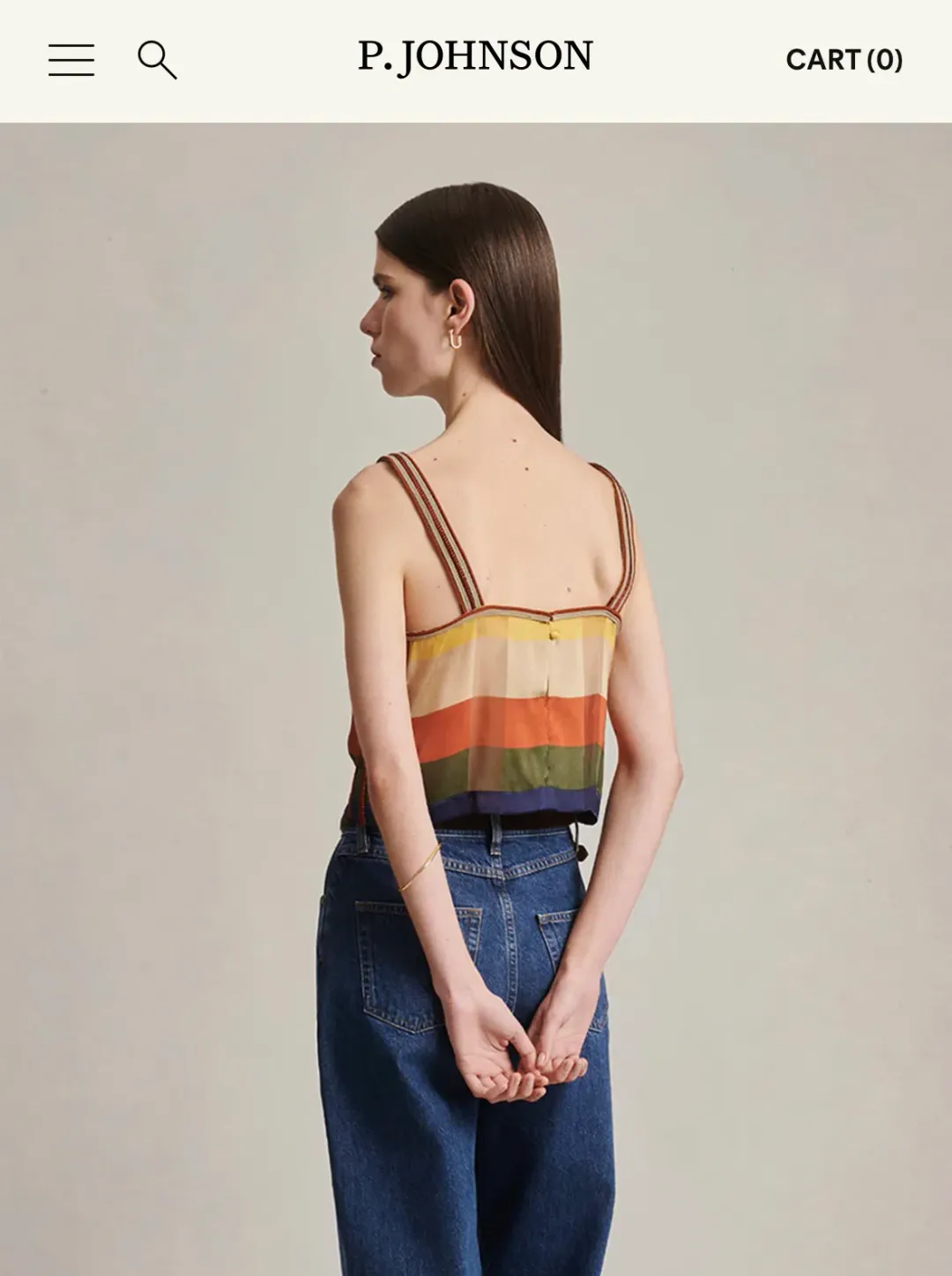 P JOHNSON Bebe top 0  for rent on The Volte - main image