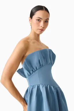 Elliatt Laurel sleeveless maxi dress in steel blue size M (10)  for rent on The Volte - image 3