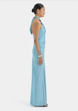 Rioja Halter Scarf Maxi Dress by SIR The Label for rent on The Volte - image 4