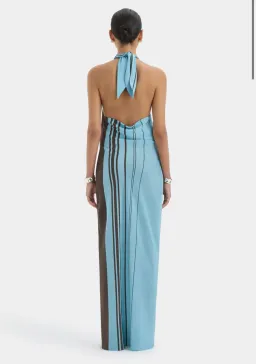 Rioja Halter Scarf Maxi Dress by SIR The Label for rent on The Volte - image 2