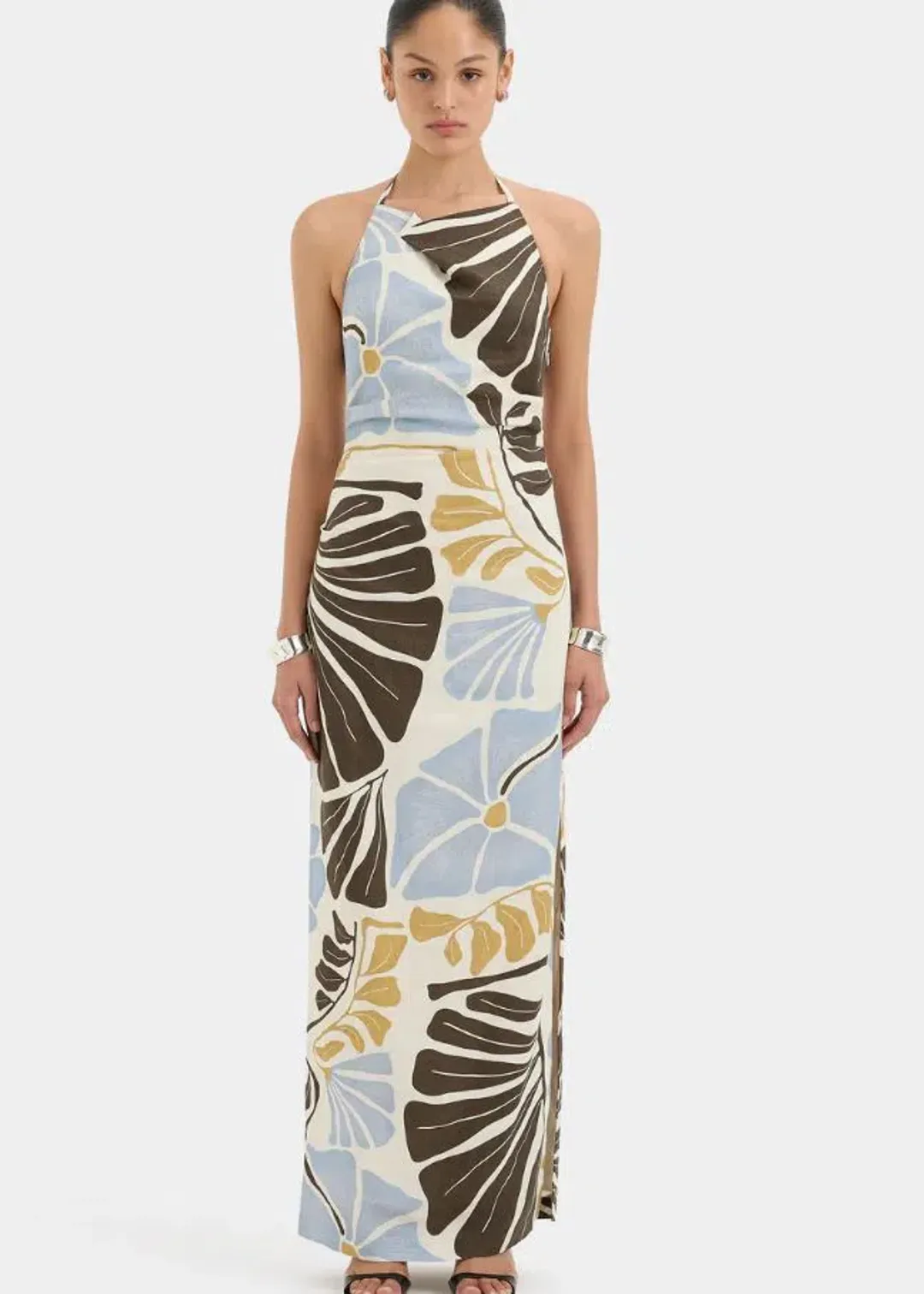 Sir Lola Pleated Midi Dress Size 12 for rent on The Volte - main image