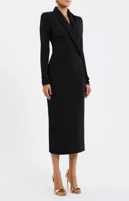 REBECCA VALLANCE ERIN LONG SLEEVE MIDI DRESS SIZE 8 for rent on The Volte - image 3
