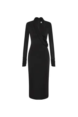 REBECCA VALLANCE ERIN LONG SLEEVE MIDI DRESS SIZE 8 for rent on The Volte - image 1