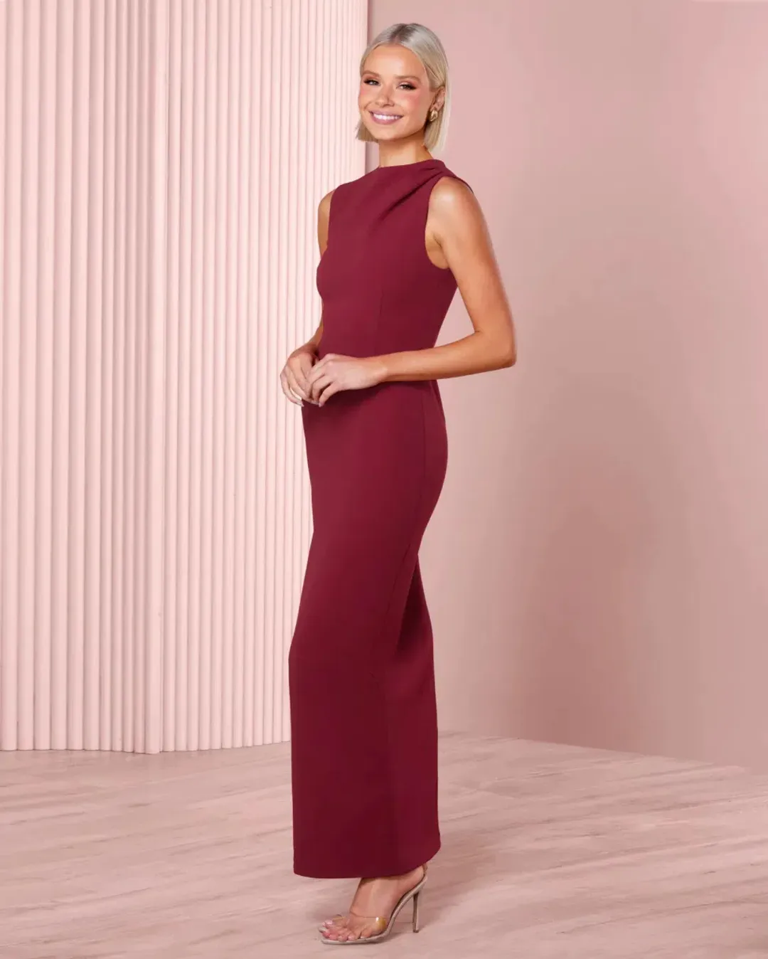 Azzurielle Tenzin Sleeveless Dress for rent on The Volte - main image