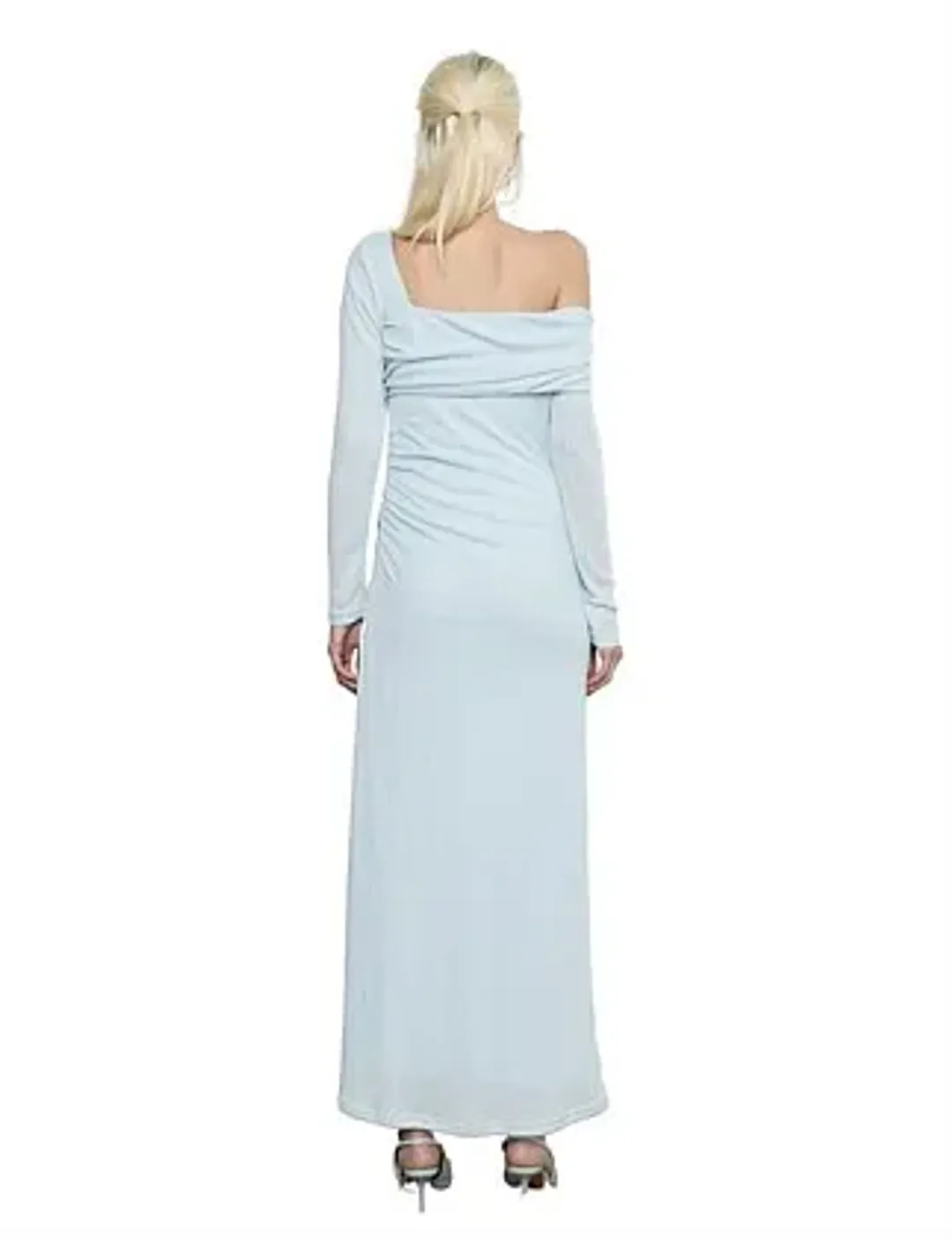Sovere ALIGN ONE SHOULDER DRESS Glacier Size 10 for rent on The Volte - main image