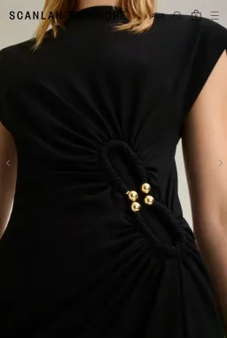 Scanlan Theodore Turban Ring Dress Black Size 8 for rent on The Volte - image 2