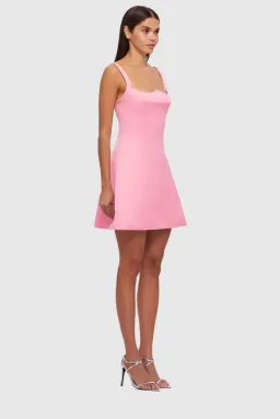 Leo Lin Jacinta Dress in Bubblegum for rent on The Volte - image 5