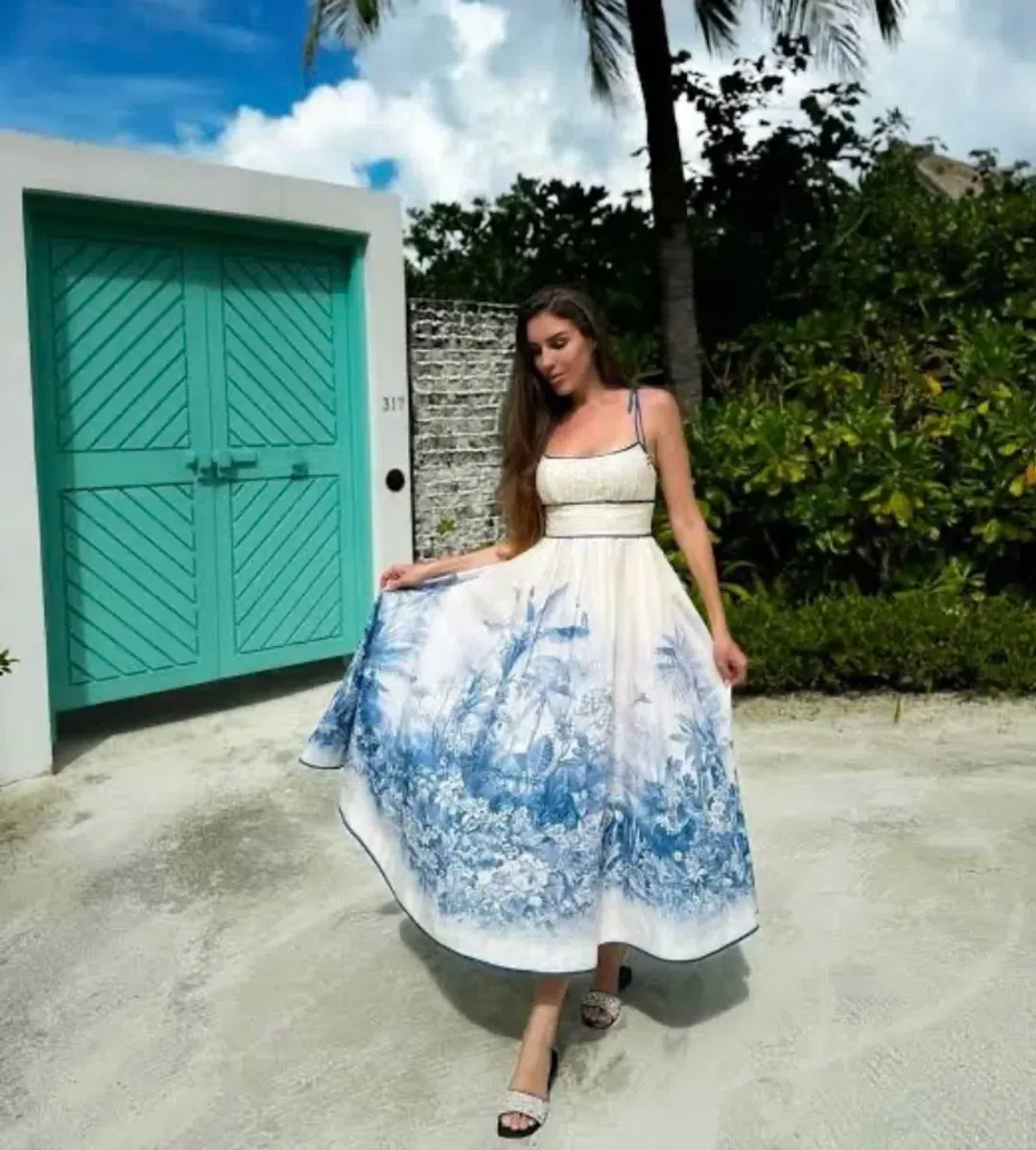 Zimmermann Wylie Picnic Dress Size 1 (10) for rent on The Volte - main image