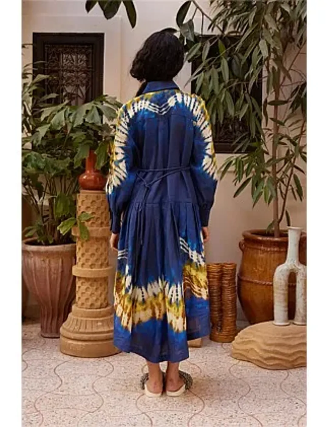 Alemais MARTINE SHIRTDRESS Navy Size 8 for rent on The Volte - main image