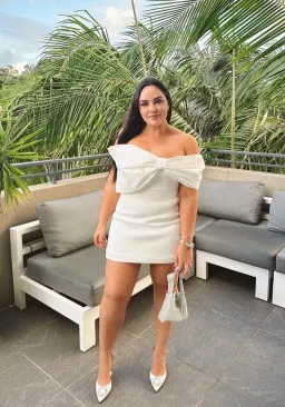 RACHEL GILBERT KACE MINI / WHITE / SIZE 12 for rent on The Volte - image 1