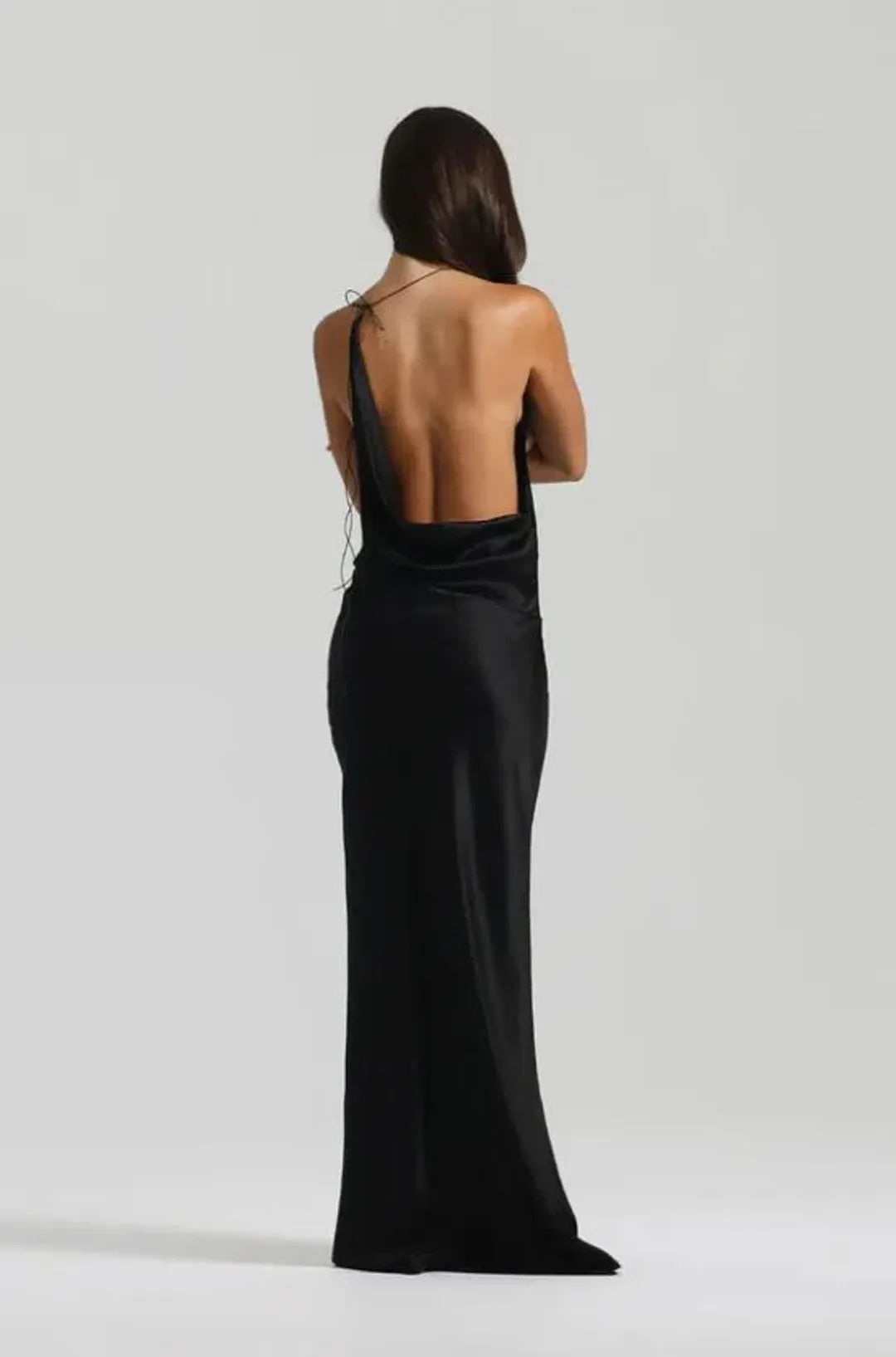 Natalie Rolt Gabi Gown in Black Size 6 for rent on The Volte - main image