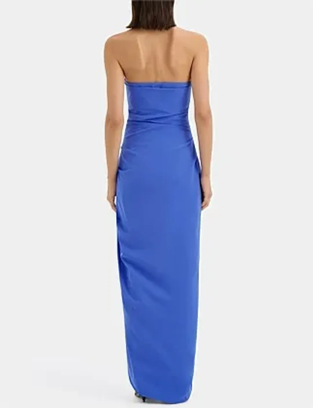 Sir The Label Sol Strapless Gown Cobalt Size 2 for rent on The Volte - main image