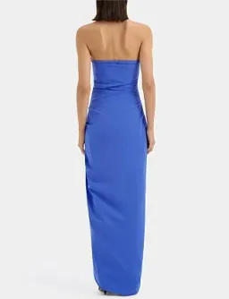 Sir The Label Sol Strapless Gown Cobalt Size 2 for rent on The Volte - image 4