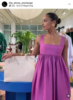 Oroton strappy sundress for rent on The Volte - image 1