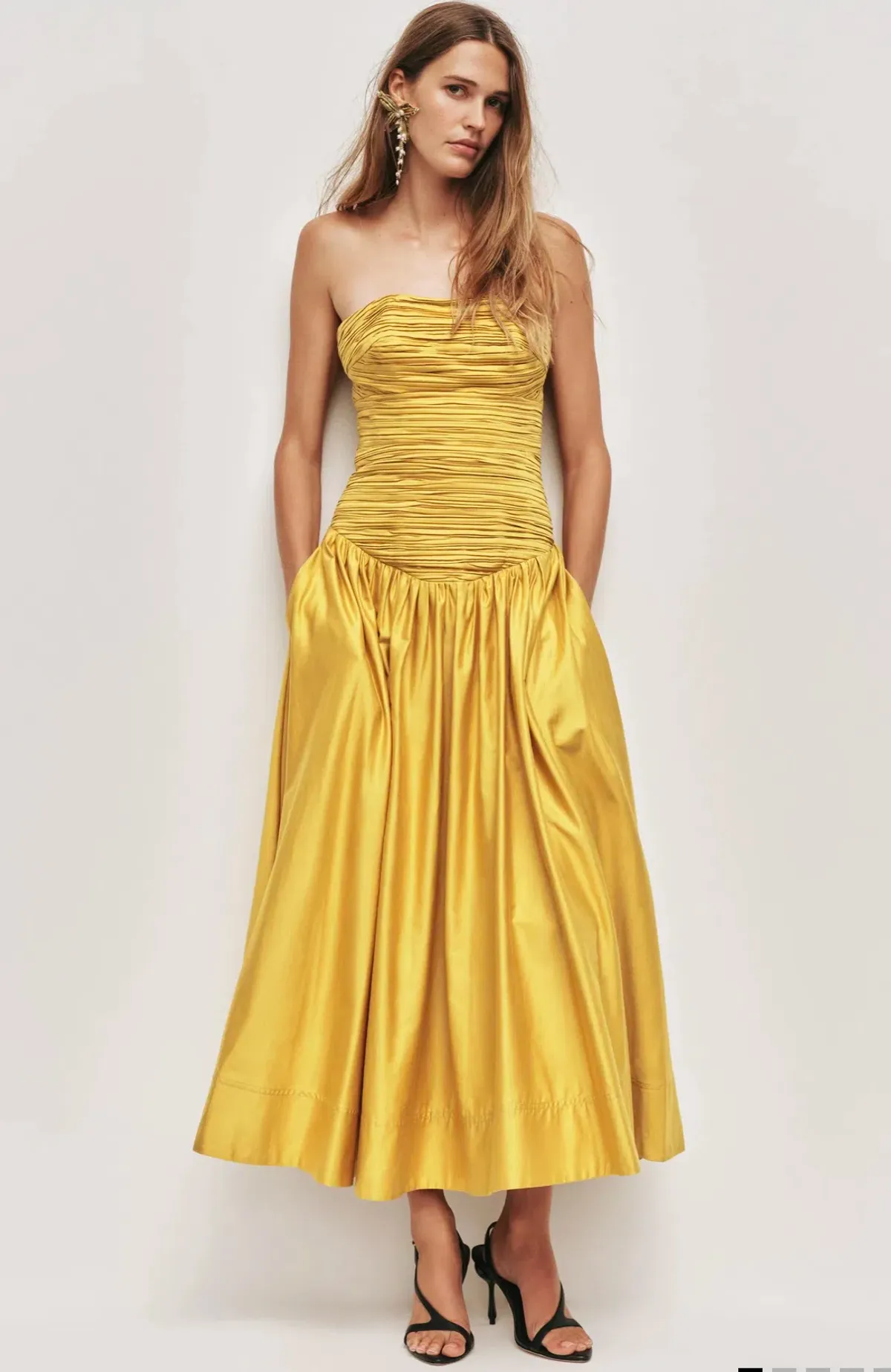 AJE Marigold Midi Dress Sz 10 for rent on The Volte - main image