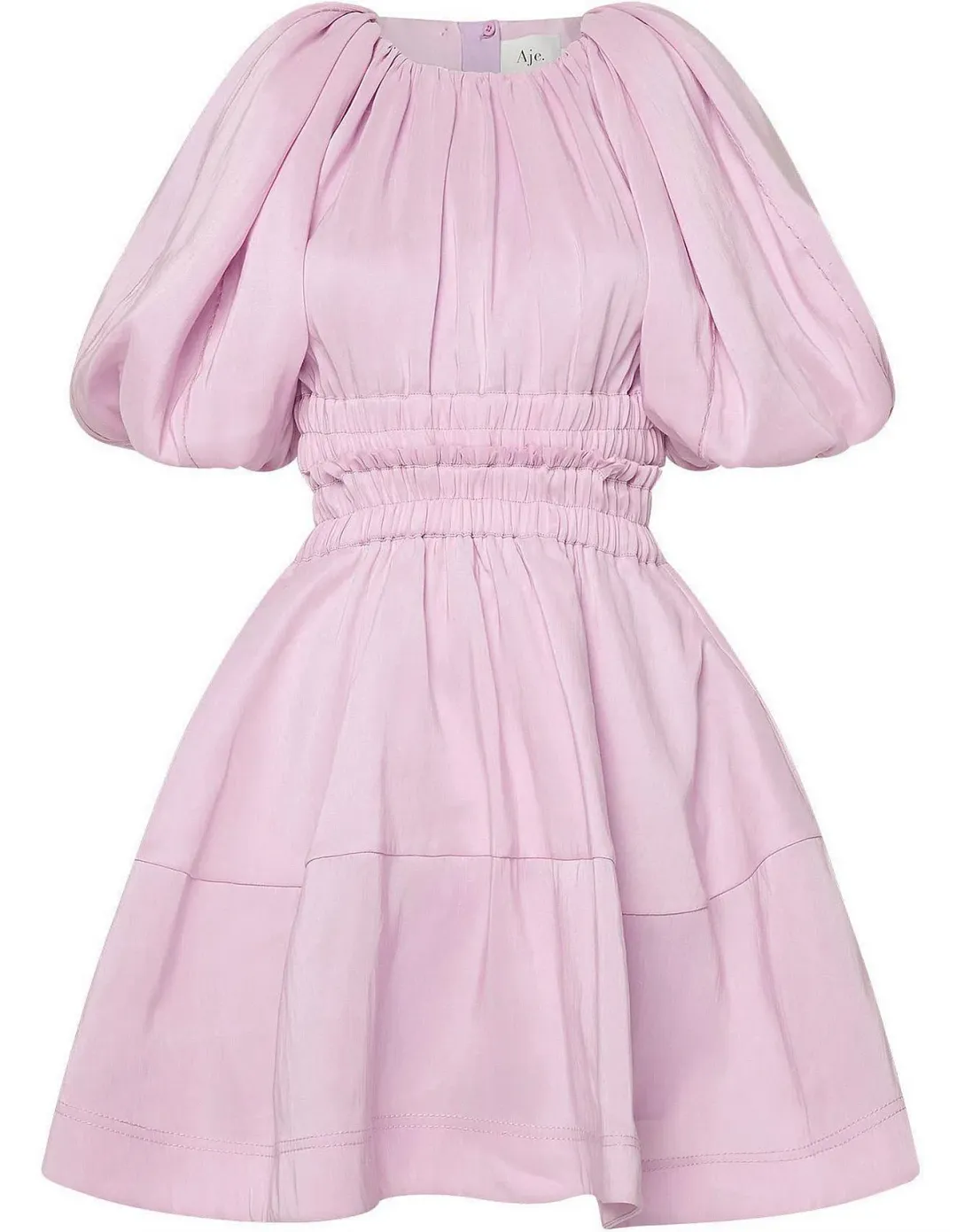 Aje Solitude Lilac Puff Sleeve Cut Out Dress Size 14 for rent on The Volte - main image