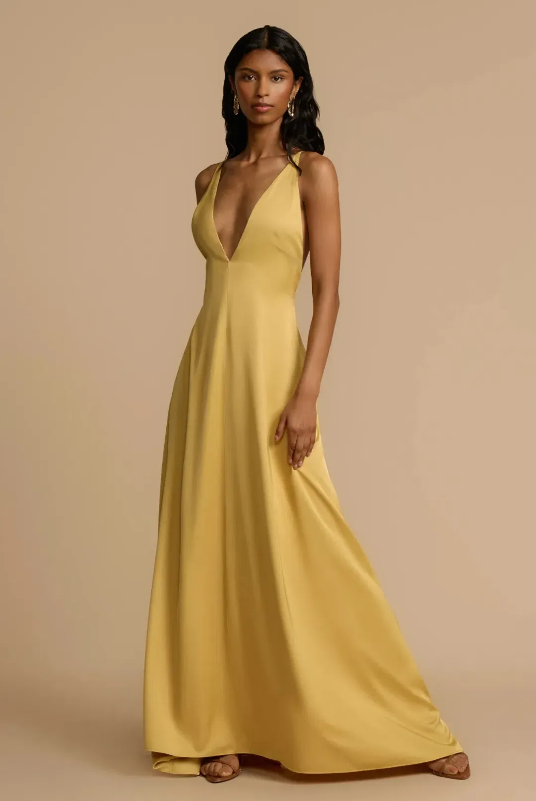 Arcina Ori SOLEIL DRESS YELLOW for rent on The Volte - main image