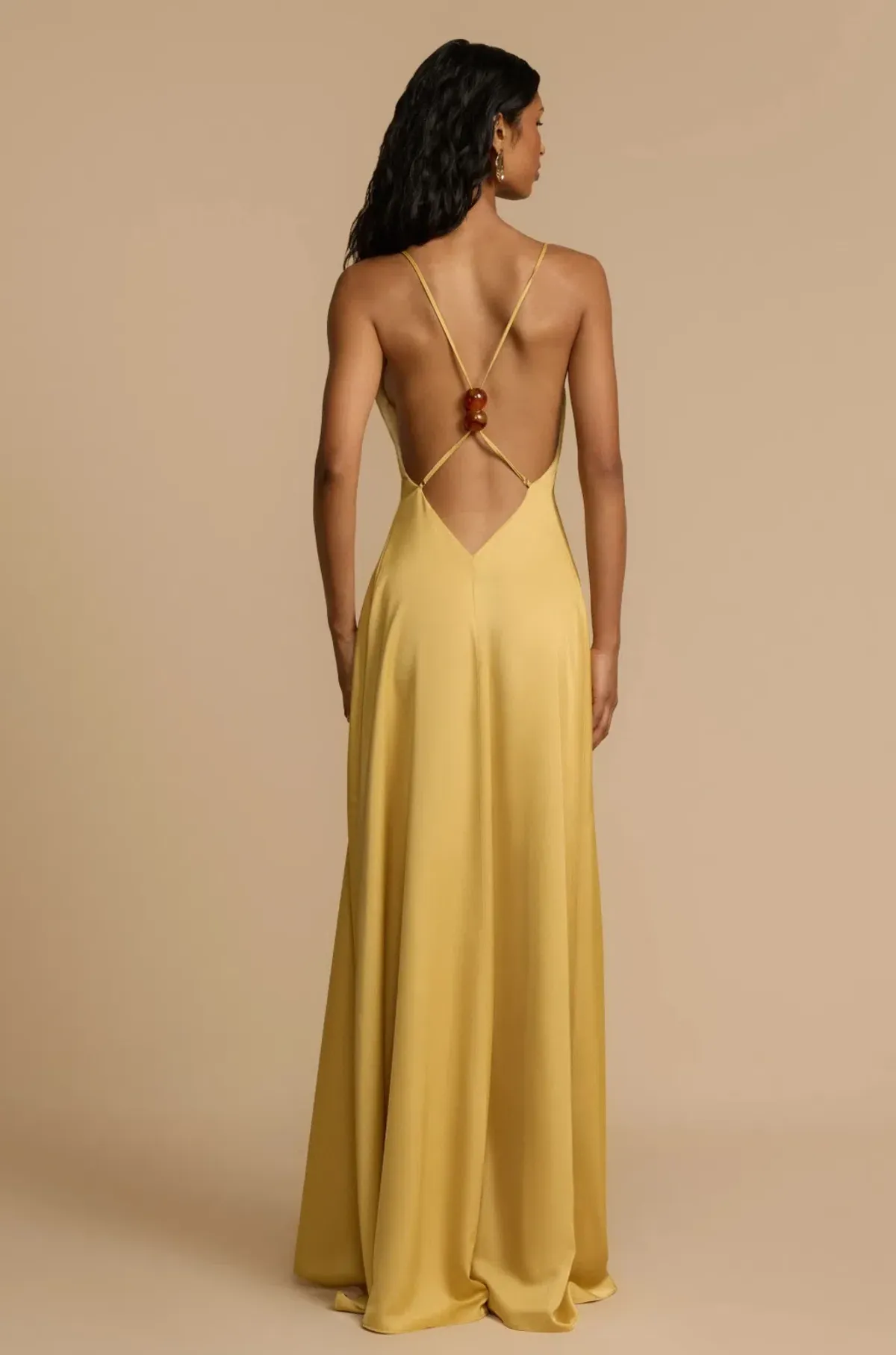 Arcina Ori SOLEIL DRESS YELLOW for rent on The Volte - main image