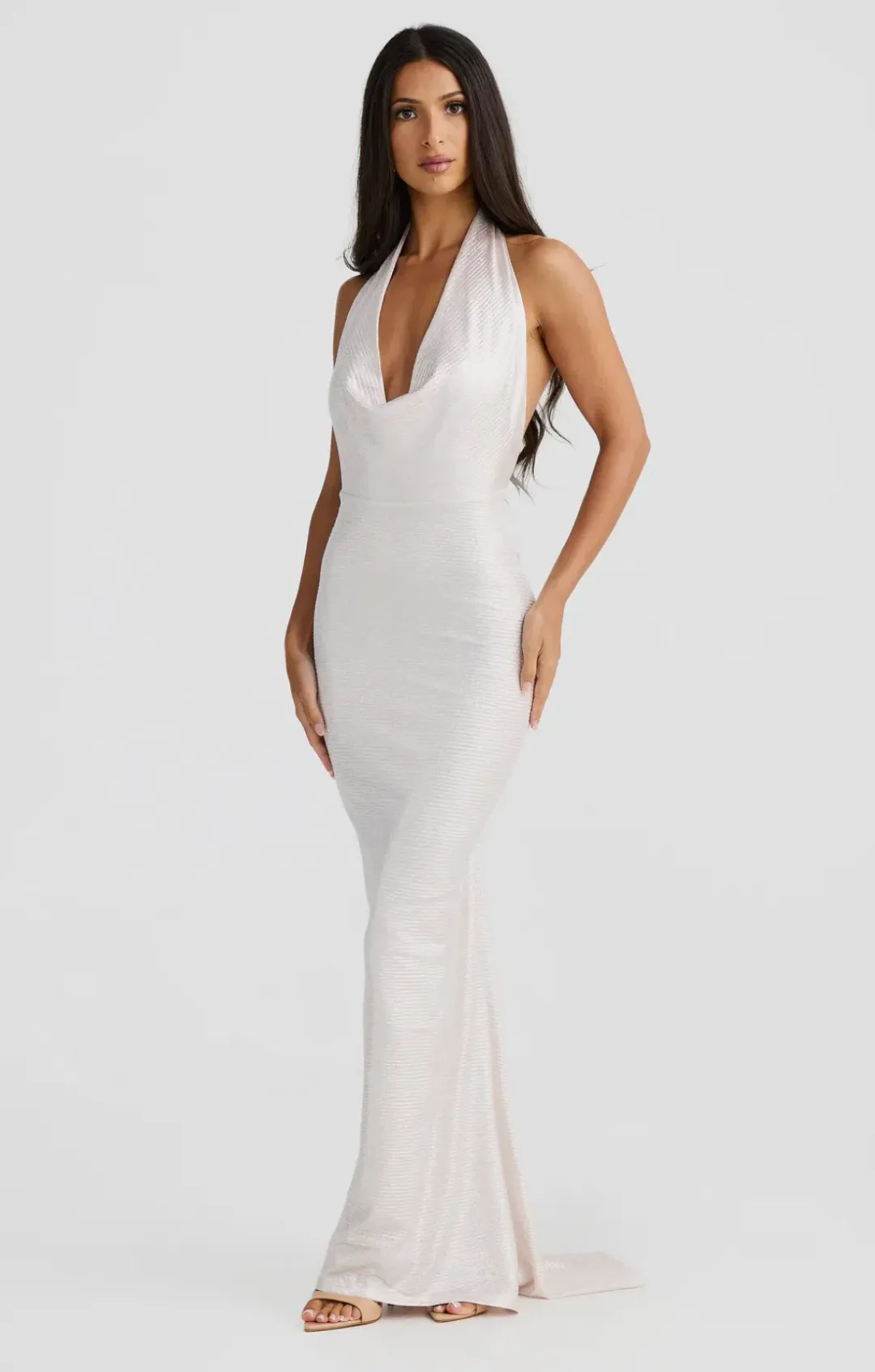 Mélani the label - Maria dress in Diamond 💎 for rent on The Volte - main image