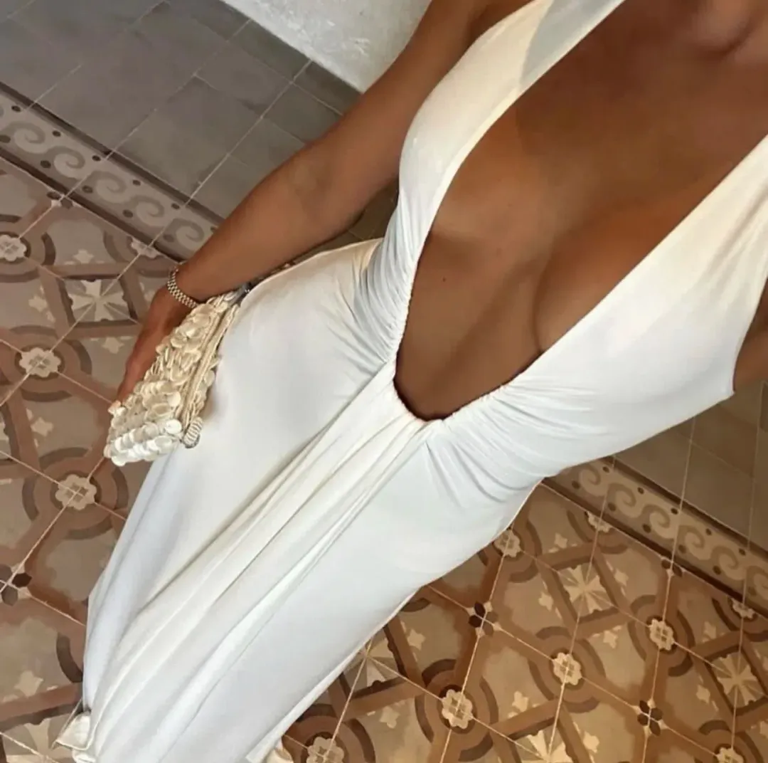 MISHA JENNIFER CUPRO MAXI DRESS SIZE 6 for rent on The Volte - main image