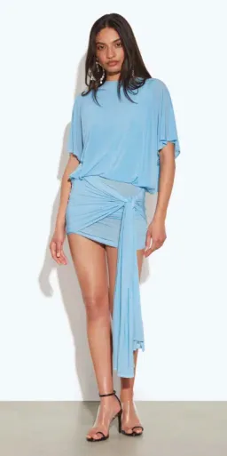 RAT & BOA Freja Mini Dress - Blue Size XS Fits AU 6 for rent on The Volte - image 1