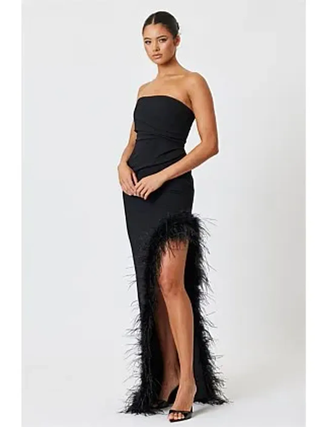 Bianca And Bridgett LILIBETH MAXI DRESS Black Size 10 for rent on The Volte - main image