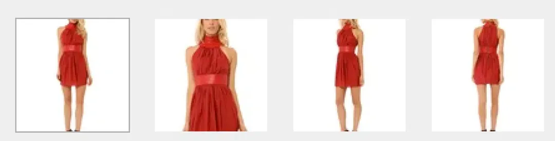 Aje Lord Stanley Dress | Blood Red for rent on The Volte - main image