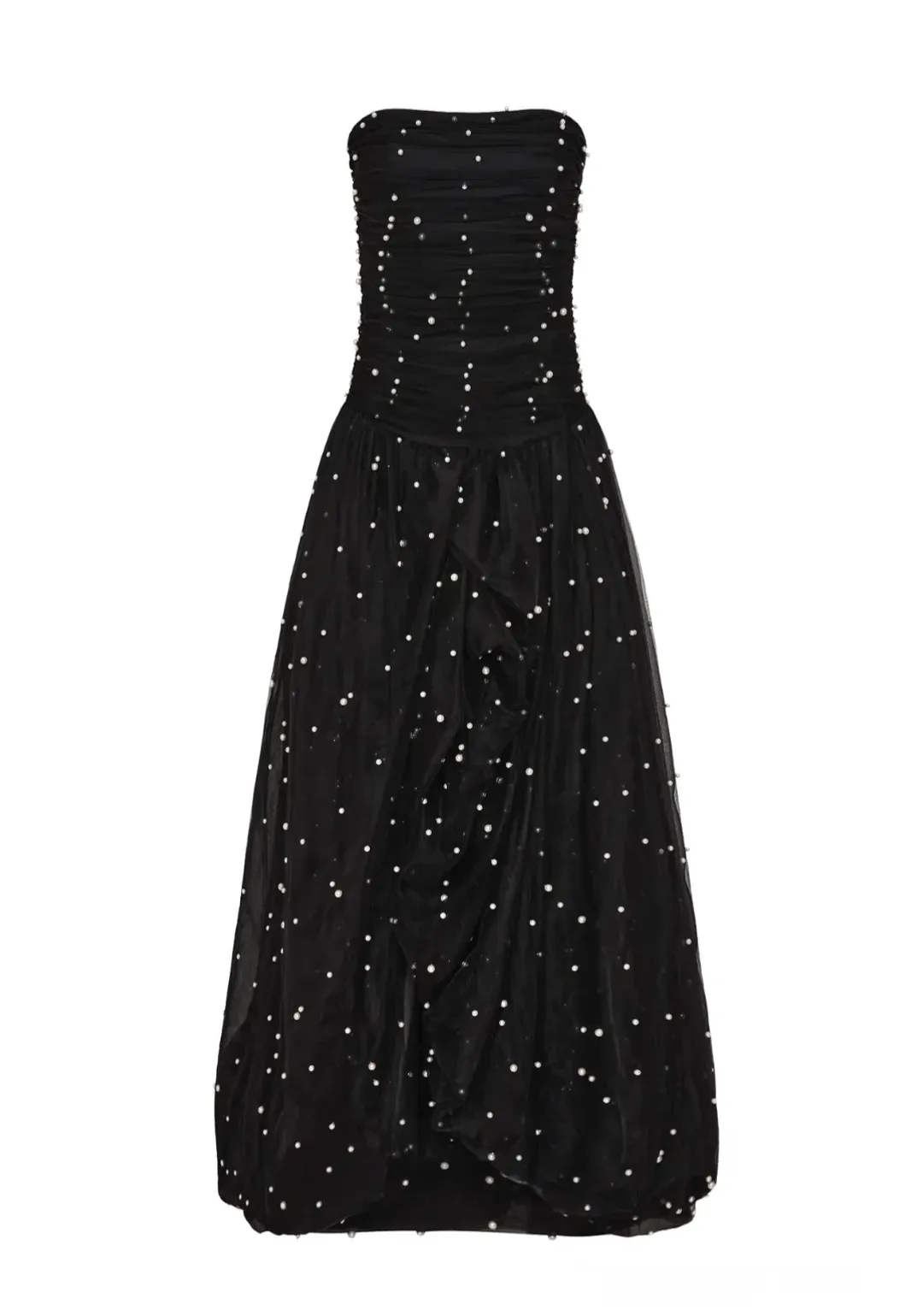 Aje Juniper Gown Black Size 12 for rent on The Volte - main image