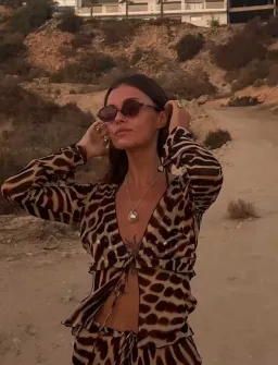 RAT & BOA Reno Blouse & Luma Skirt Leopard Size Small Best fits AU6-10 for rent on The Volte - image 3